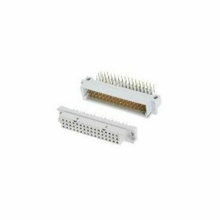 FCI Board Euro Connector, 48 Contact(S), 3 Row(S), Male, Right Angle, Solder Terminal 86093487313755E1LF